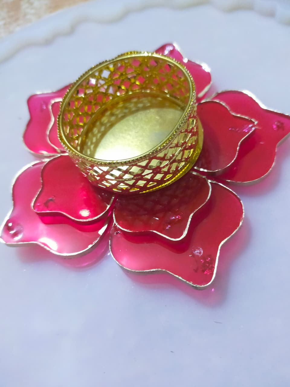 Divine Resin Gourd Stand – Perfect for Bhagwan Idols | ShreeGifts Arts (Diwali Special)